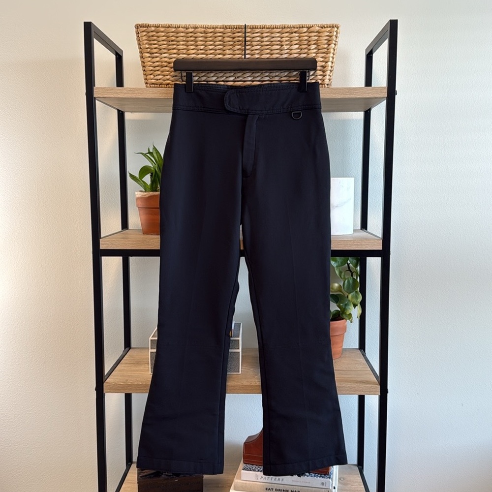 L.L. Bean Women High-Rise Snowboard/ Ski / Snow Pants (Lined) Black, 8 (FLAW)